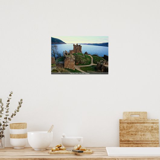 Urquhart Castle, Loch Ness, Schotland Poster (Keuken)