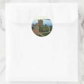 Urquhart Castle, Loch Ness, Schotland Ronde Sticker (Tas)