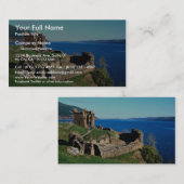 Urquhart Castle, Loch Ness, Schotland Visitekaartje (Voorkant / Achterkant)