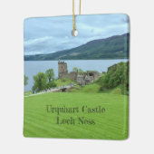 Urquhart Castle Loch Ness Scotland Landscape Foto Keramisch Ornament (Links)