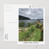 Urquhart Castle on Loch Ness, Highlands Scotland Briefkaart (Voorkant / Achterkant)