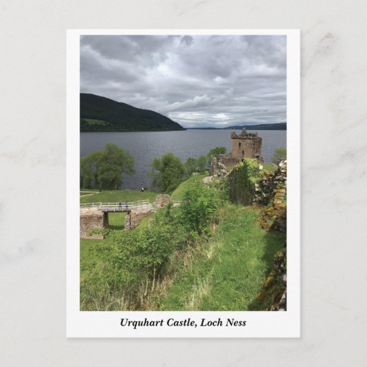 Urquhart Castle on Loch Ness, Highlands Scotland Briefkaart (Voorkant)