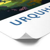 Urquhart Castle Scotland Reisprint Poster (Hoek)