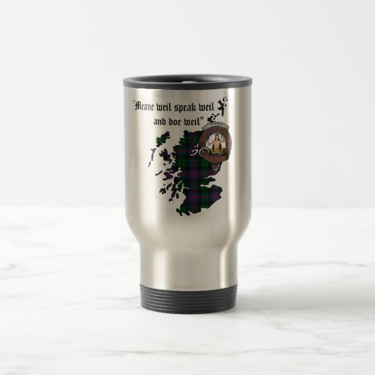 Urquhart Clan Badge Travel Mug Reisbeker (Center)