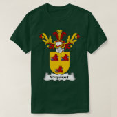 Urquhart Coat of Arms Family Crest  T-shirt (Design voorkant)