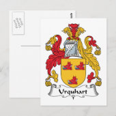 Urquhart Family Crest Briefkaart (Voorkant / Achterkant)
