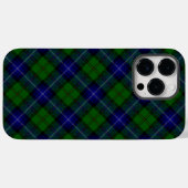 Urquhart tartan blauw groen geruit Case-Mate iPhone case (Achterkant (horizontaal))
