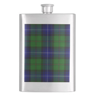 Urquhart tartan blauw groen geruit flacon