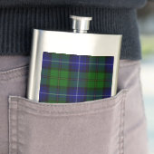 Urquhart tartan blauw groen geruit flacon (Voorbeeld)