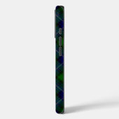 Urquhart tartan blauwe groene vleid Case-Mate iPhone case (Achterkant / Links)