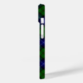 Urquhart tartan blauwe groene vleid Case-Mate iPhone case (Achterkant / Links)