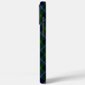 Urquhart tartan blauwe groene vleid Case-Mate iPhone case (Achterkant / Links)