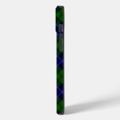 Urquhart tartan blauwe groene vleid Case-Mate iPhone case (Achterkant / Links)