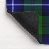 Urquhart tartan blauwe groene vleid muismat (Hoek)