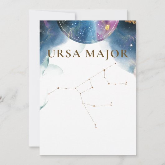 Ursa Major Constellation, Celestial Table Number (Achterkant)