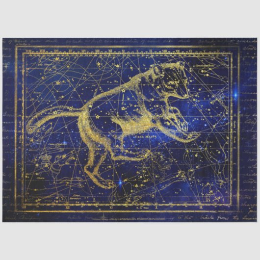 ursa major constellation tissue paper tissuepapier (Voorkant)