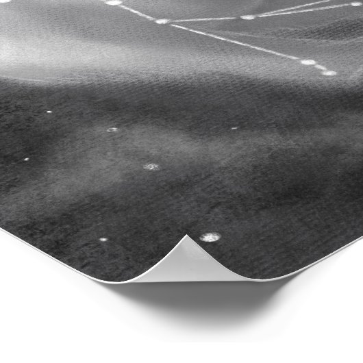 Ursa Major en Ursa Minor Beren Poster (Hoek)