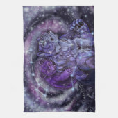 Ursa Minor en Majoor Star-Beren Theedoek (Verticaal)