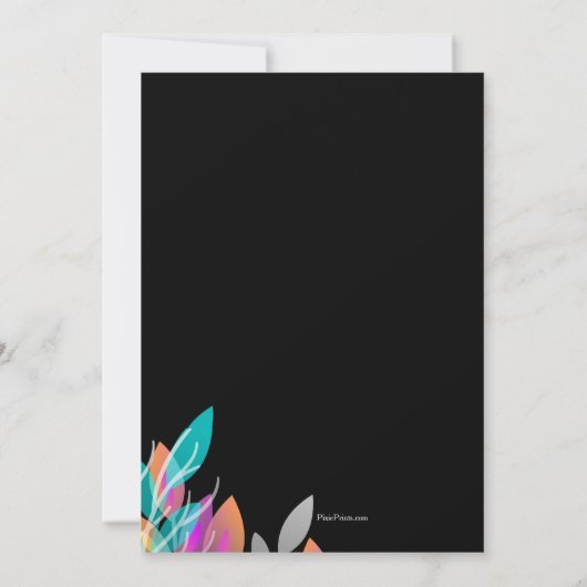 Urses Day Floral Card Kaart (Achterkant)