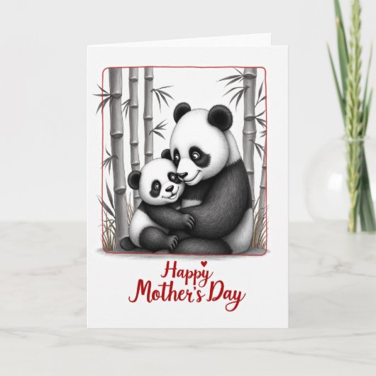 Ursine Moederdag schetskaart Kaart (Voorkant)