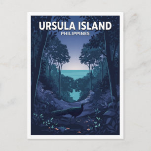 Ursula-eiland natuurreservaat Rizal Filipijnen Briefkaart