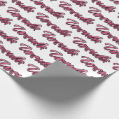 Ursula faded pink personalisiertes Geschenkpapier Cadeaupapier (Hoek)