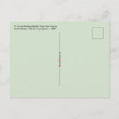 Ursula-lezing (detail; M 070) Briefkaart (Achterkant)