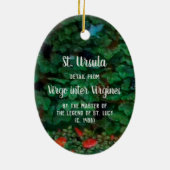 Ursula-lezing (detail; M 070) Keramisch Ornament (Achterkant)