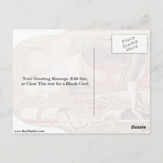 Ursula van Carlo Crivelli Briefkaart (Achterkant)