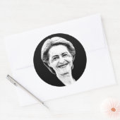 Ursula von der Leyen Ronde Sticker (Envelop)