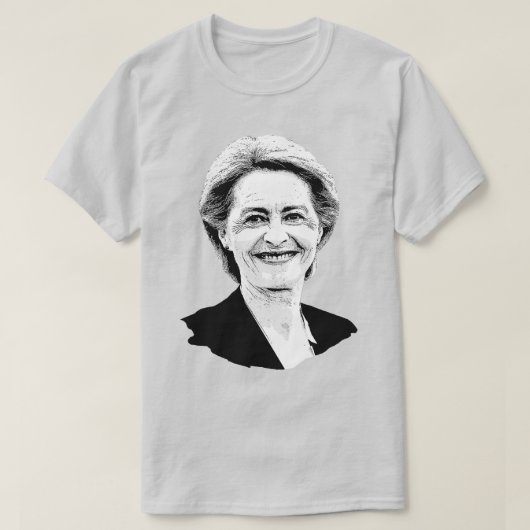 Ursula von der Leyen T-shirt (Design voorkant)
