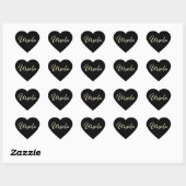 Ursula white gold Handwriting Aufkleber Herz Hart Sticker (Vel)