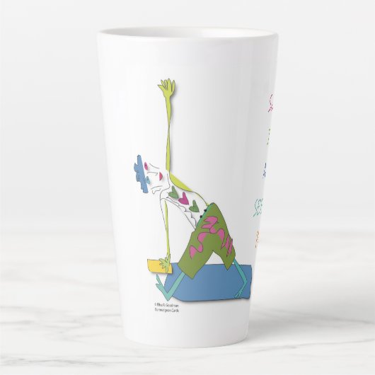 Ursula Yoga Latte Mok (Voorkant)