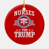 URSUSSEN VOOR DE TRUMP KERAMISCH ORNAMENT (Achterkant)