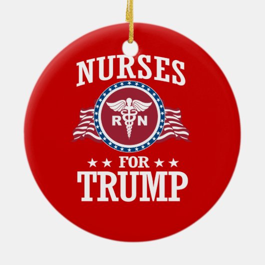 URSUSSEN VOOR DE TRUMP KERAMISCH ORNAMENT (Achterkant)