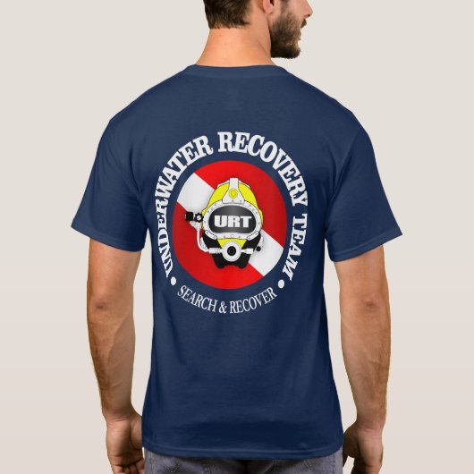 URT (Onderwater Recovery Team) T-shirt (Achterkant)