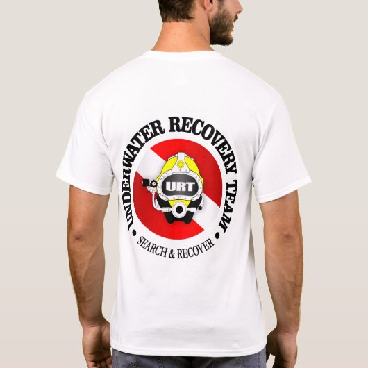 URT (Onderwater Recovery Team) T-shirt (Achterkant)