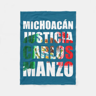 Uruapan Michoacán Mexico, Carlos Manzo, Mexicanen Fleece Deken