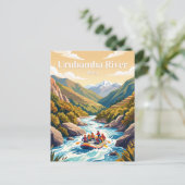 Urubamba rivier Peru Briefkaart (Staand voorkant)