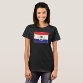 Uruguaiana Flag National pride  Souvenir T-shirt (Voorkant volledig)