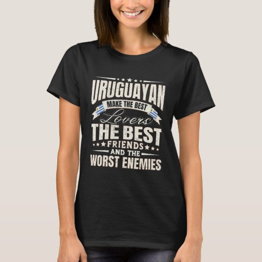Uruguay Best Uruguayans Men & Women T-shirt (Voorkant)