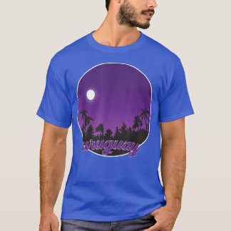 uruguay By night with Palms T-shirt