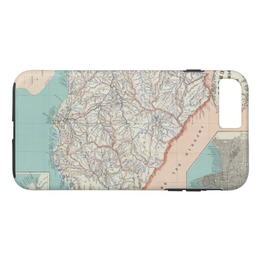 Uruguay Case-Mate iPhone Case (Achterkant (Horizontaal))