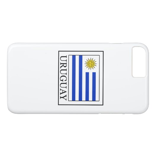 Uruguay Case-Mate iPhone Case (Achterkant (Horizontaal))