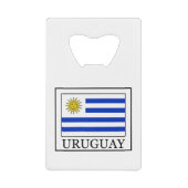 Uruguay Creditkaart Flessenopener (Voorkant)