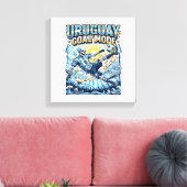 Uruguay Doel Modus Skelet Aanvaller Naties Dynamis Canvas Afdruk (Insitu (Woonkamer))