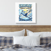 Uruguay Doel Modus Skelet Aanvaller Naties Dynamis Canvas Afdruk (Insitu (Slaapkamer))
