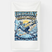 Uruguay Doel Modus Skelet Aanvaller Naties Dynamis Spandoek (Verticaal)