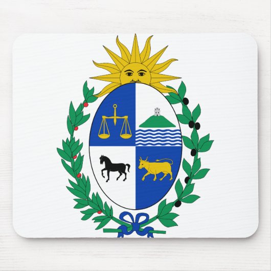 uruguay embleem muismat (Voorkant)