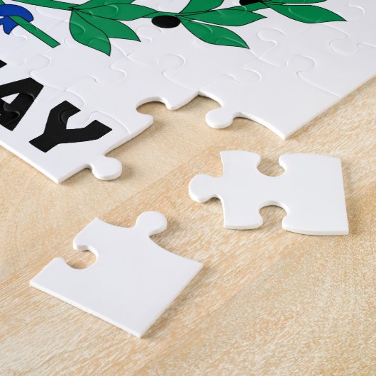 URUGUAY - embleem / vlag / wapen / symbool Legpuzzel (Zijkant)